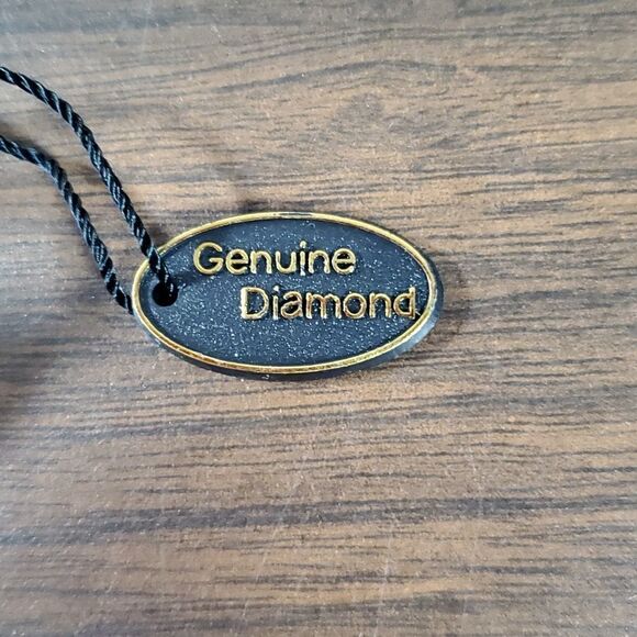 Brand New Quartz Diamond Watch with Reptile Embossed Band - Picture 5 of 7